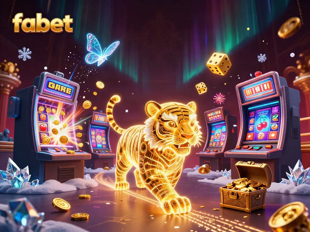 Experience thrilling wins at fabet with dynamic slot machines, golden tiger, and casino excitement.