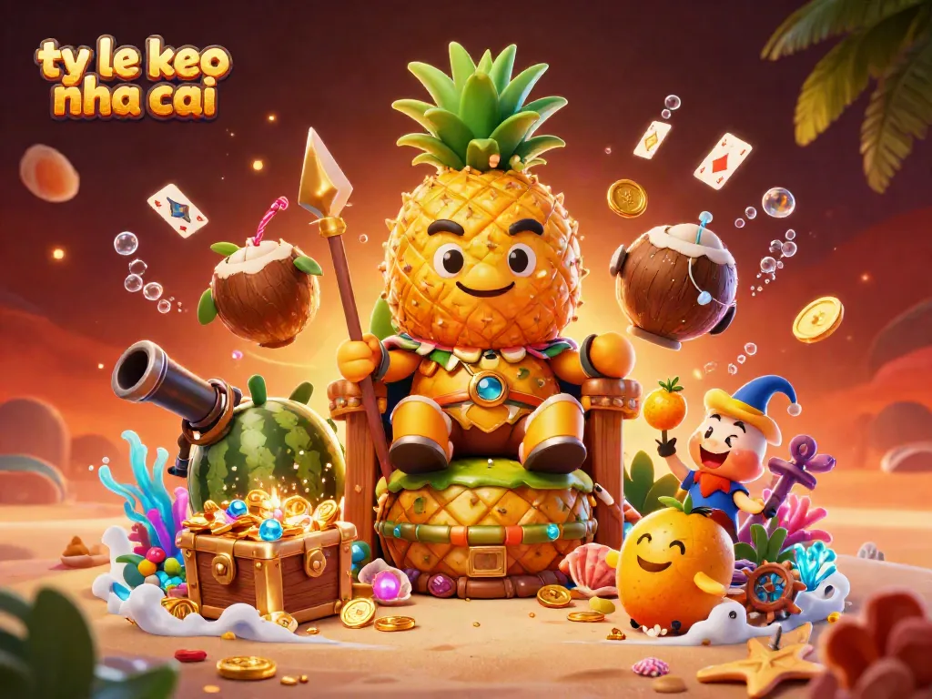 Win big with ty le keo nha cai in a vibrant 3D casino illustration showcasing exciting characters and gaming elements.