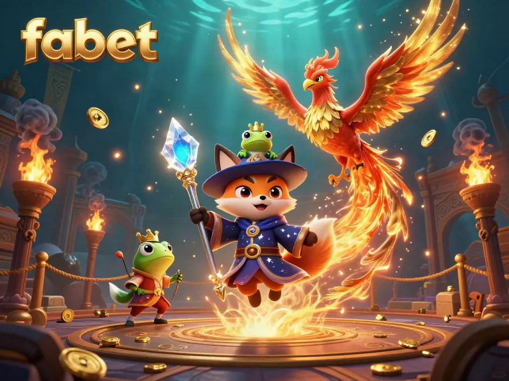Join the magical gaming adventure with fabet's enchanted casino world, featuring mystical characters and stunning visuals.